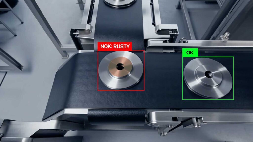 Manual quality control automation for metal parts production